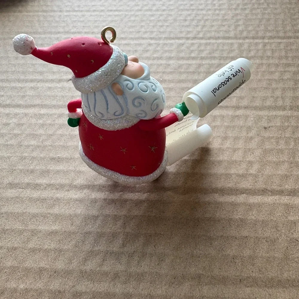 Hallmark Keepsake Ornament So Much To Do Santa Christmas 2004 New In‎ Box
